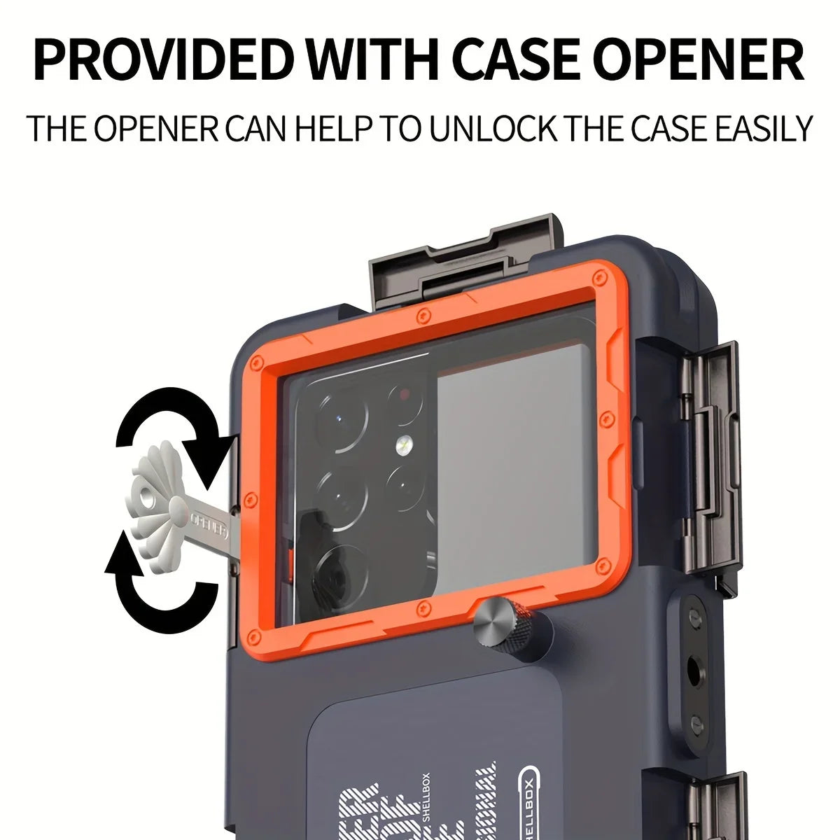 Waterproof Diving Phone Case with Lanyard – 15m/50ft Premium Protective Housing