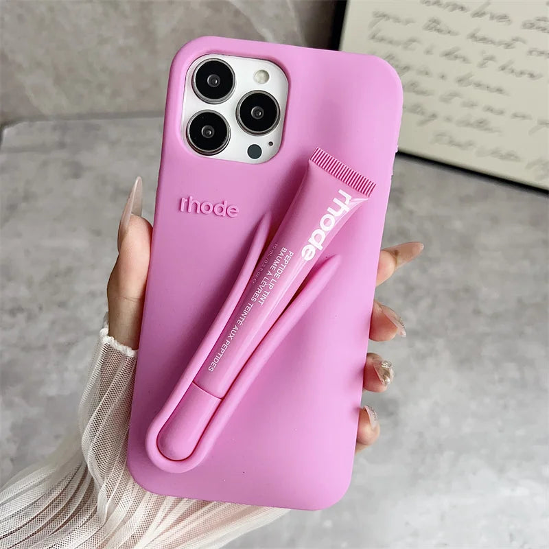 Luxury Lemontini Silicone Phone Case – Stylish, Durable & Anti-Fingerprint