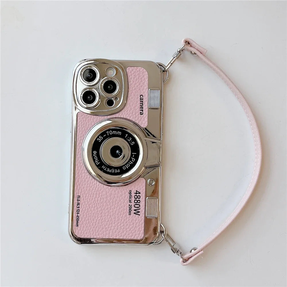 Resin Wristband Lanyard Phone Case – Stylish Protection & Easy Carry