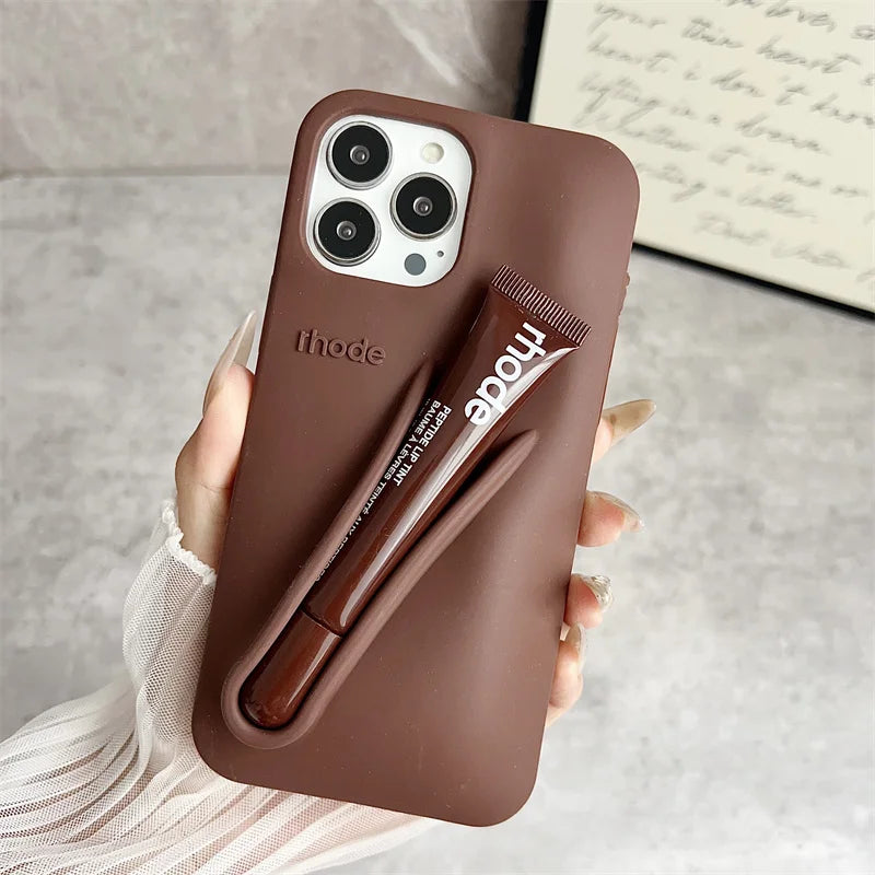 Luxury Lemontini Silicone Phone Case – Stylish, Durable & Anti-Fingerprint