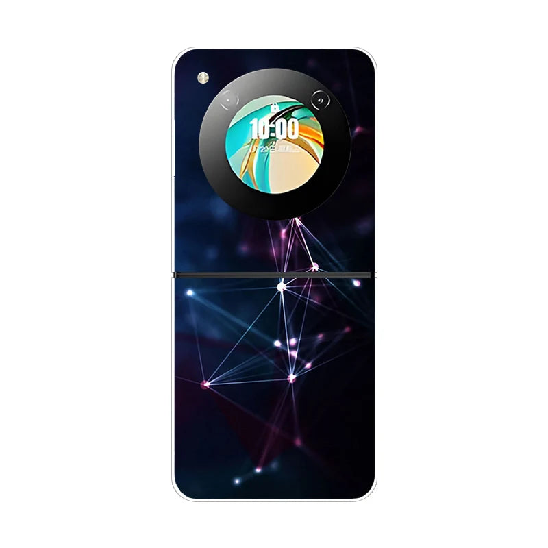 Stylish Transparent Cartoon & Pattern Hard PC Case for ZTE Nubia Flip / Flip 2 / Libero Flip – Shockproof & Anti-Scratch Protection