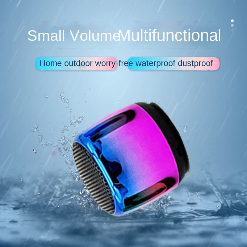 COOMAER Mini Bluetooth 5.0 Metal Speaker | Portable Wireless Speaker with 3D Surround Sound & Extra Bass – Waterproof, USB Rechargeable