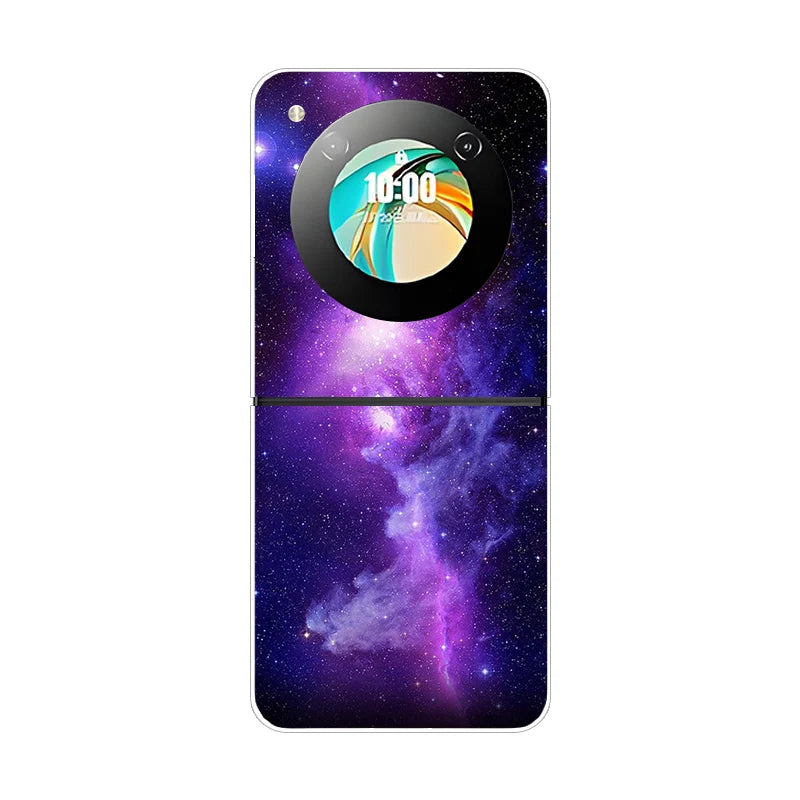 Stylish Transparent Cartoon & Pattern Hard PC Case for ZTE Nubia Flip / Flip 2 / Libero Flip – Shockproof & Anti-Scratch Protection