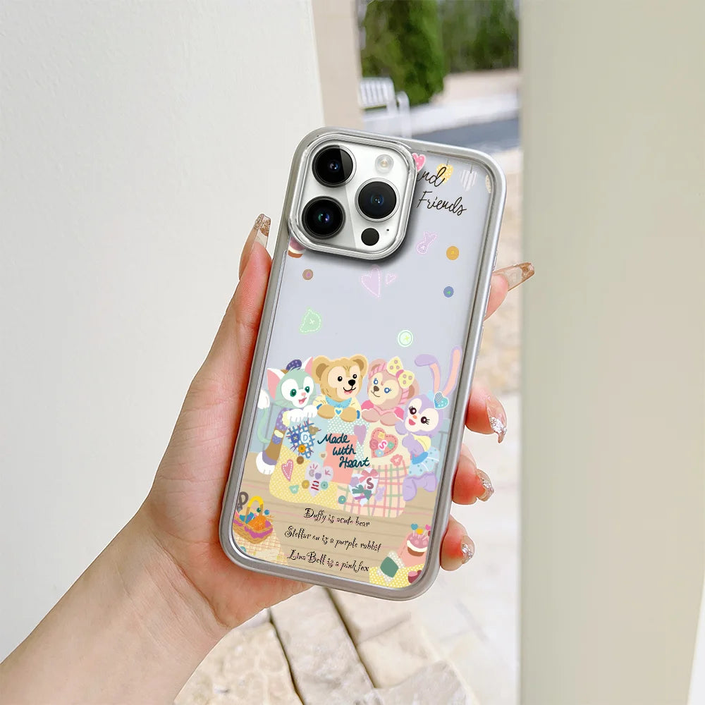 Cute Duffy & Friends Phone Case – Full Coverage Protection with Stylish Design