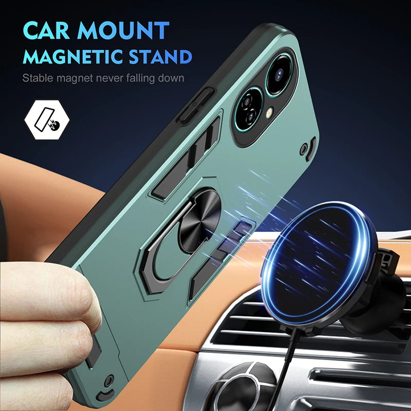 HERECASE Silicone Shockproof Geometric Pouch – Stylish & Durable Phone Protection