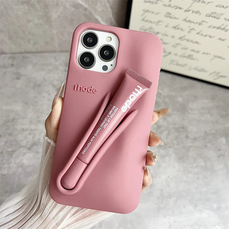 Luxury Lemontini Silicone Phone Case – Stylish, Durable & Anti-Fingerprint