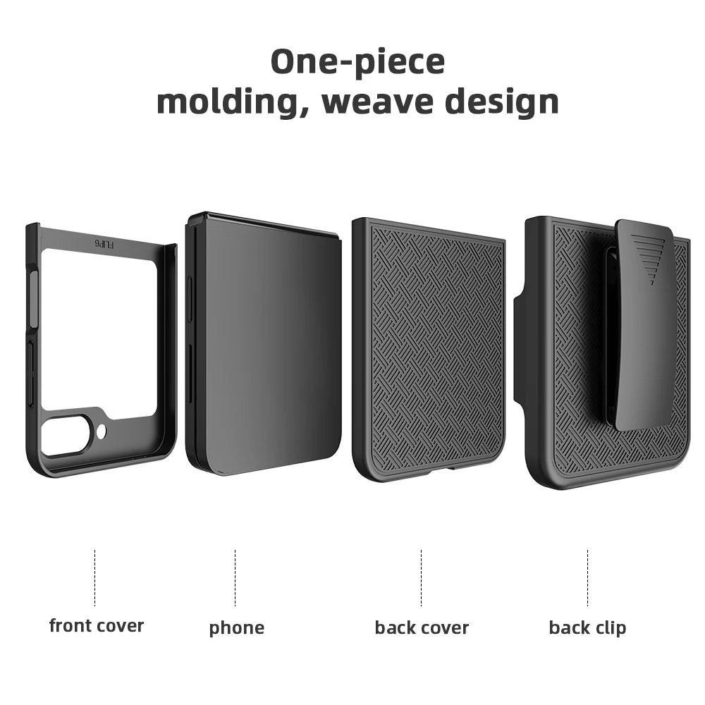 Heavy Duty Full Coverage Case for Samsung Galaxy Z Flip 7 / Flip 7 FE – Anti-Fingerprint & Scratch Resistant