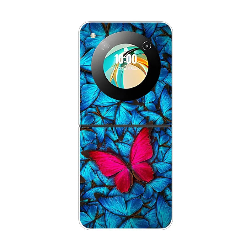 Stylish Transparent Cartoon & Pattern Hard PC Case for ZTE Nubia Flip / Flip 2 / Libero Flip – Shockproof & Anti-Scratch Protection