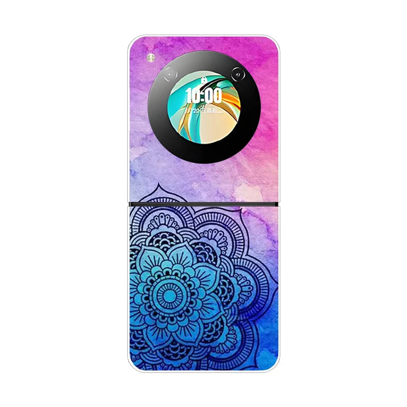 Stylish Transparent Cartoon & Pattern Hard PC Case for ZTE Nubia Flip / Flip 2 / Libero Flip – Shockproof & Anti-Scratch Protection