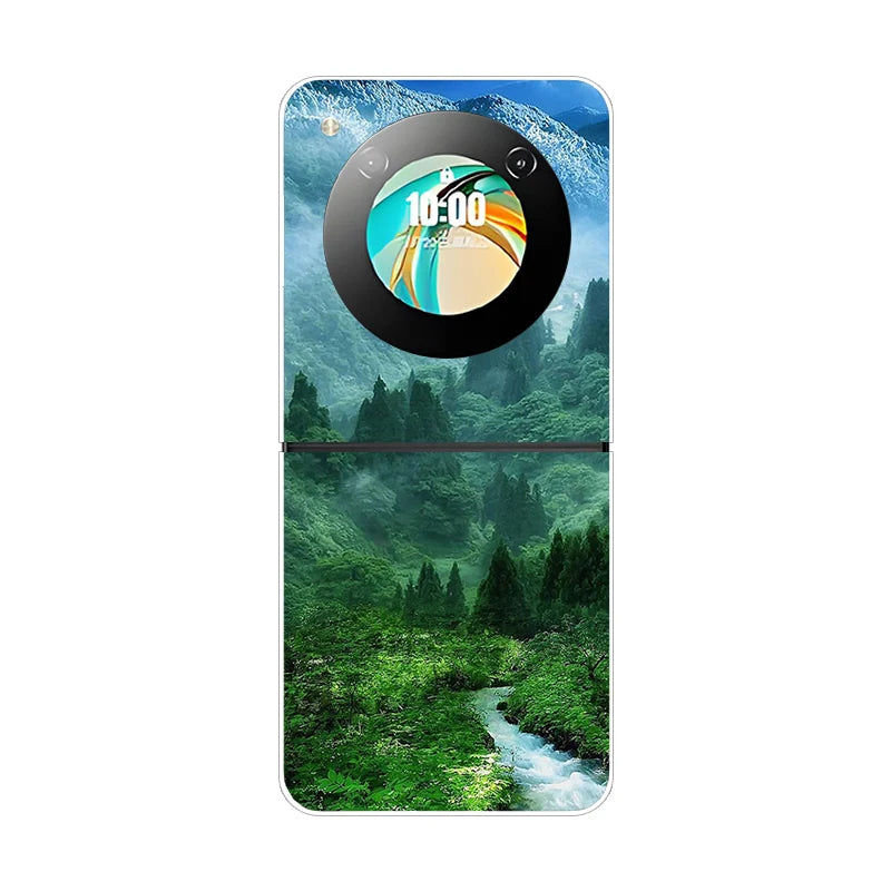 Stylish Transparent Cartoon & Pattern Hard PC Case for ZTE Nubia Flip / Flip 2 / Libero Flip – Shockproof & Anti-Scratch Protection