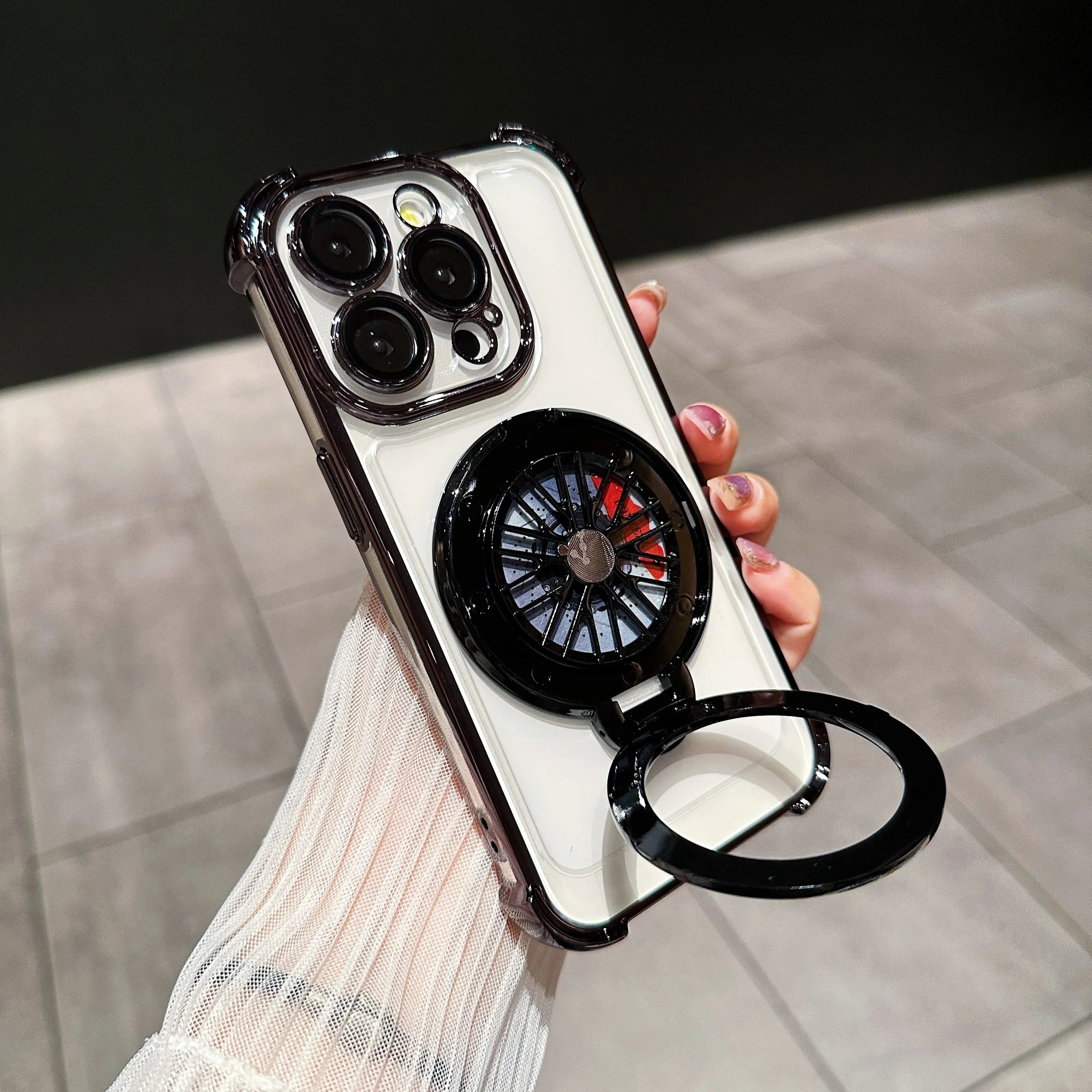 Luxury Magnetic Shockproof Armor Case with Camera Protection & Kickstand for iPhone 16/15/14/13/12/11/X Series