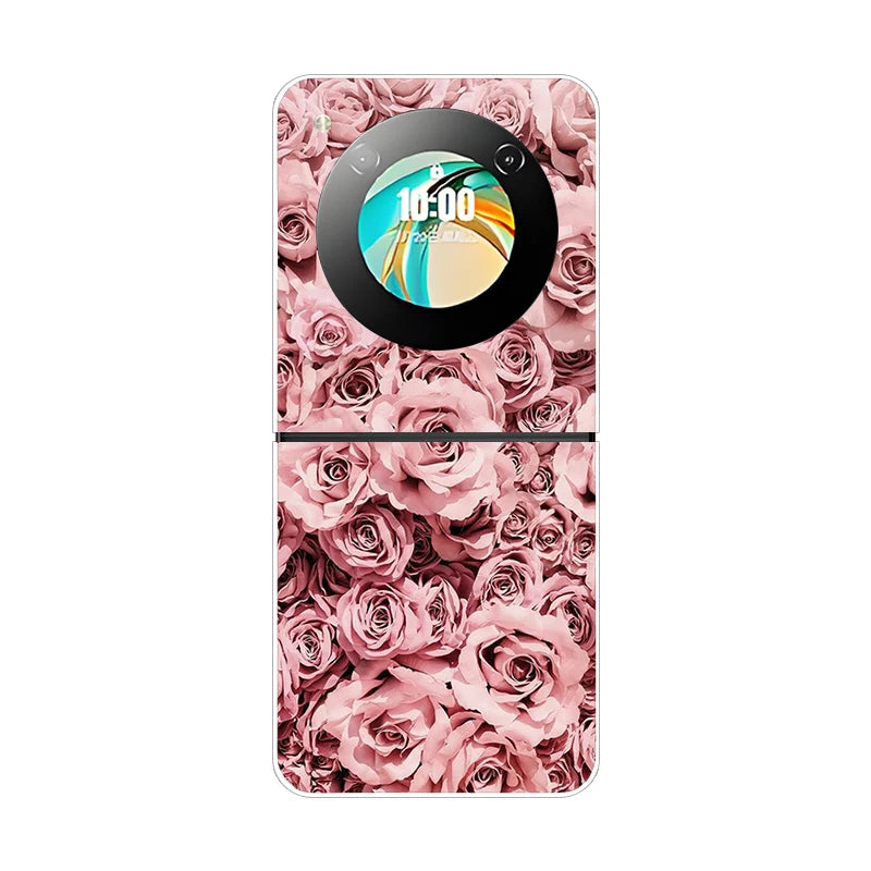 Stylish Transparent Cartoon & Pattern Hard PC Case for ZTE Nubia Flip / Flip 2 / Libero Flip – Shockproof & Anti-Scratch Protection