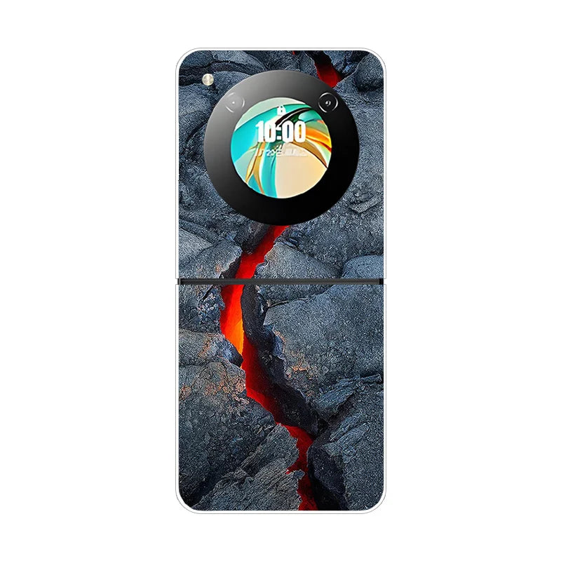 Stylish Transparent Cartoon & Pattern Hard PC Case for ZTE Nubia Flip / Flip 2 / Libero Flip – Shockproof & Anti-Scratch Protection
