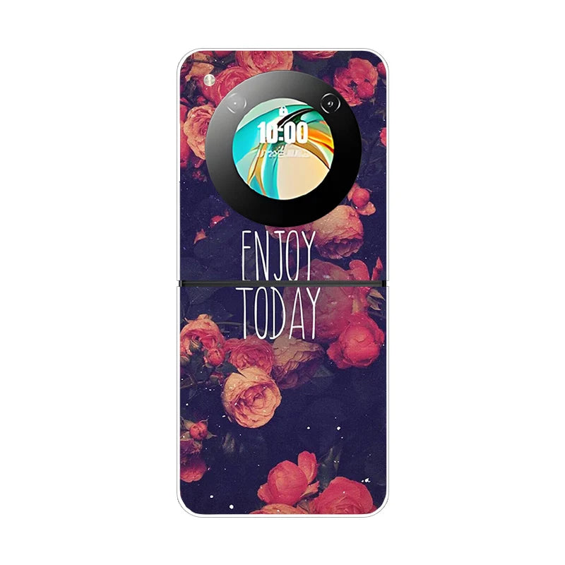 Stylish Transparent Cartoon & Pattern Hard PC Case for ZTE Nubia Flip / Flip 2 / Libero Flip – Shockproof & Anti-Scratch Protection