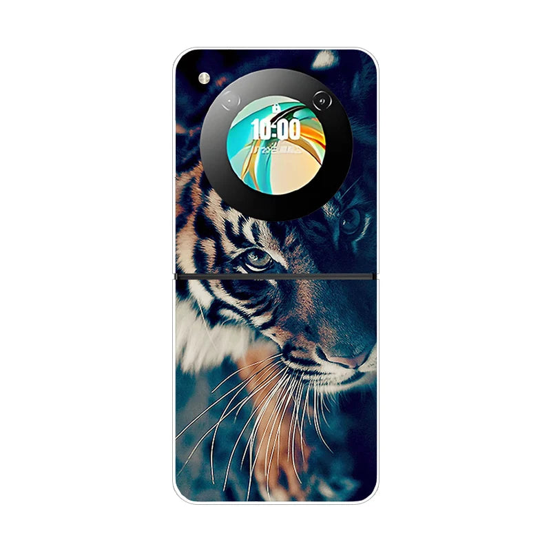 Stylish Transparent Cartoon & Pattern Hard PC Case for ZTE Nubia Flip / Flip 2 / Libero Flip – Shockproof & Anti-Scratch Protection