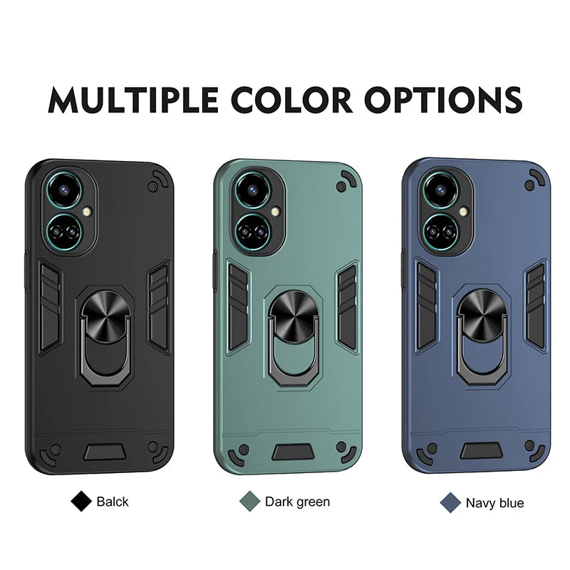 HERECASE Silicone Shockproof Geometric Pouch – Stylish & Durable Phone Protection
