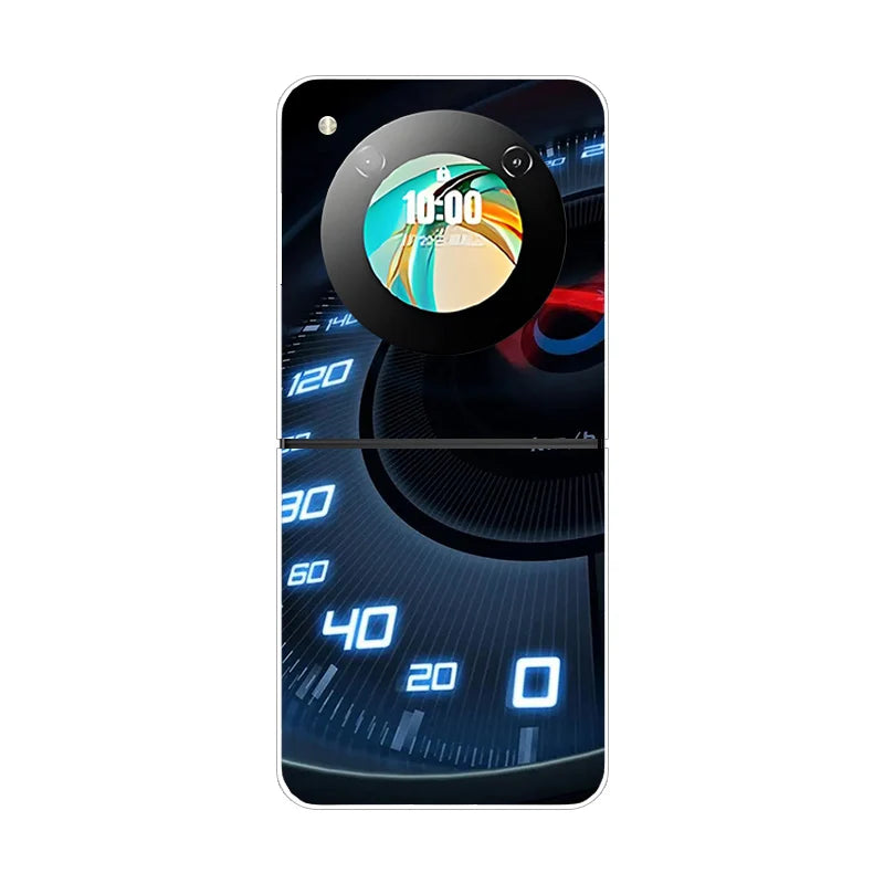 Stylish Transparent Cartoon & Pattern Hard PC Case for ZTE Nubia Flip / Flip 2 / Libero Flip – Shockproof & Anti-Scratch Protection