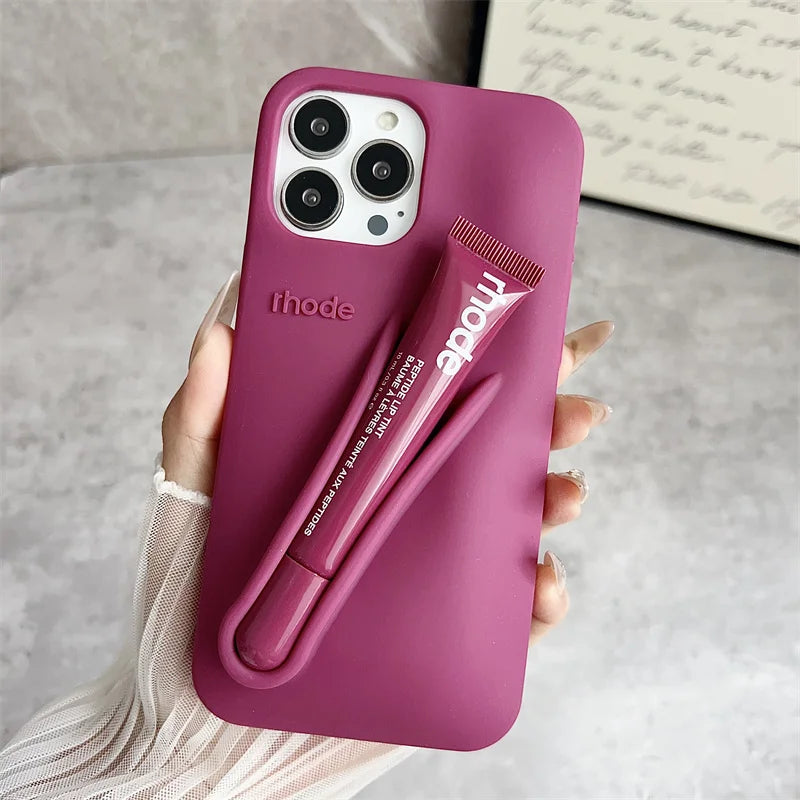 Luxury Lemontini Silicone Phone Case – Stylish, Durable & Anti-Fingerprint