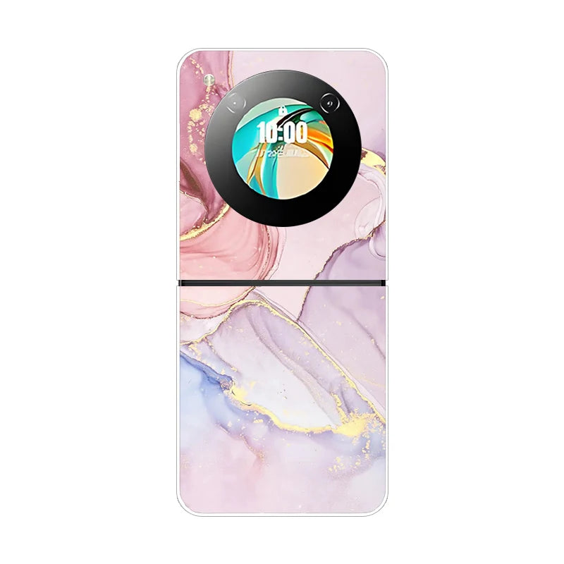 Stylish Transparent Cartoon & Pattern Hard PC Case for ZTE Nubia Flip / Flip 2 / Libero Flip – Shockproof & Anti-Scratch Protection