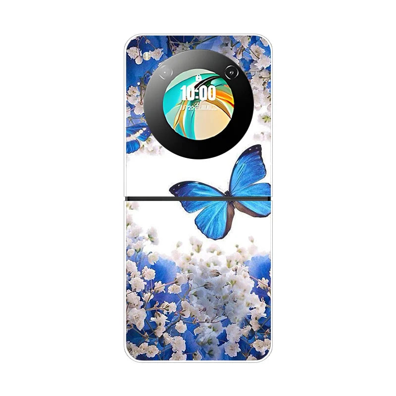 Stylish Transparent Cartoon & Pattern Hard PC Case for ZTE Nubia Flip / Flip 2 / Libero Flip – Shockproof & Anti-Scratch Protection