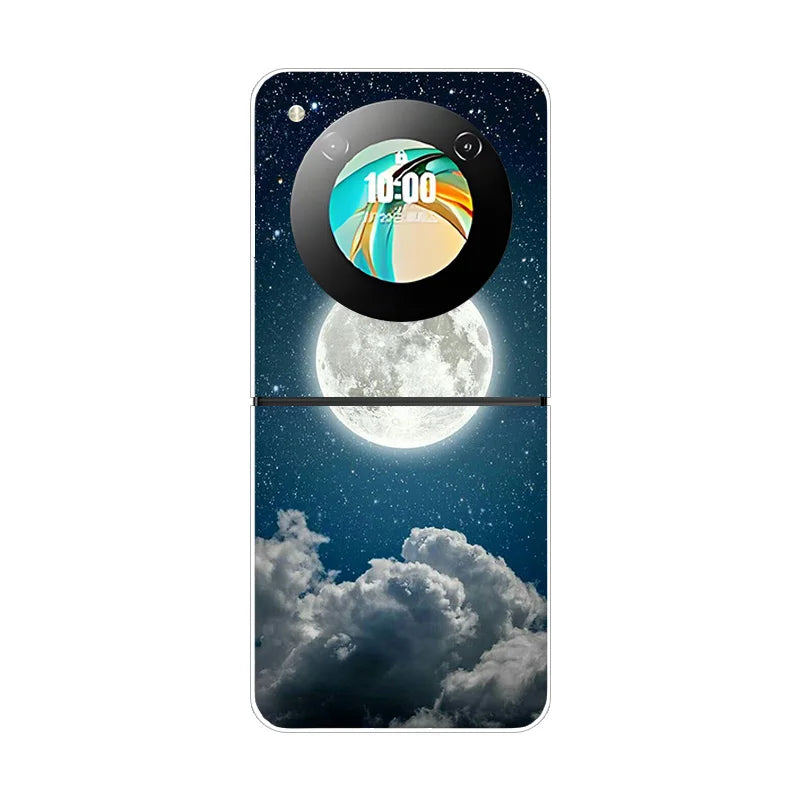 Stylish Transparent Cartoon & Pattern Hard PC Case for ZTE Nubia Flip / Flip 2 / Libero Flip – Shockproof & Anti-Scratch Protection