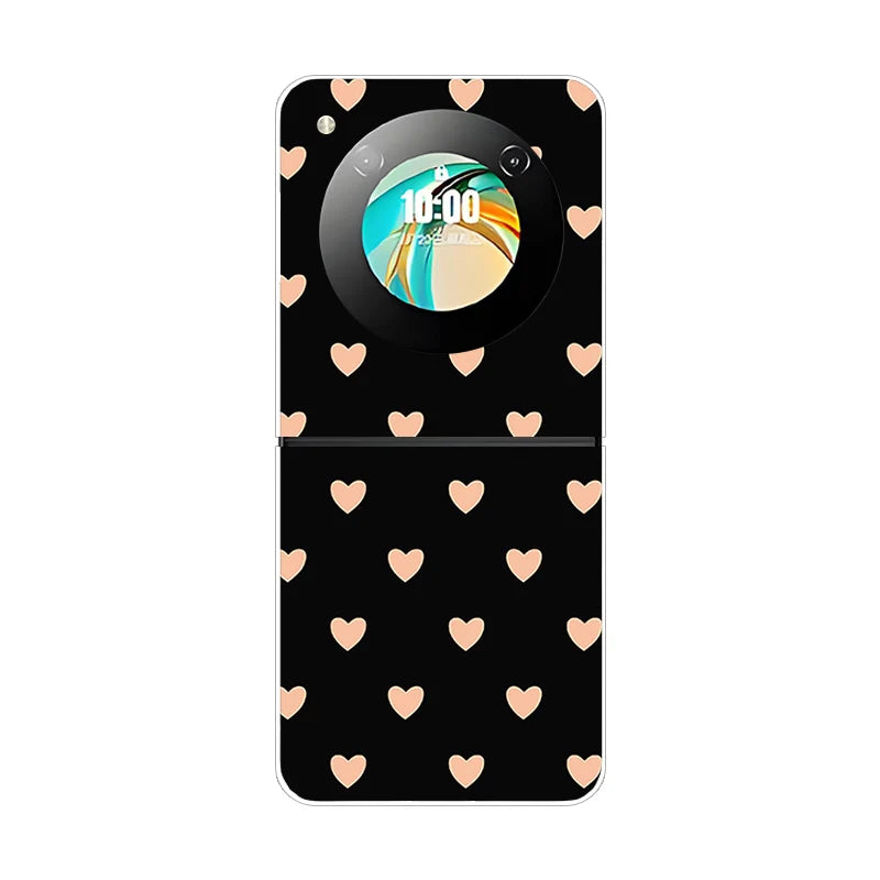Stylish Transparent Cartoon & Pattern Hard PC Case for ZTE Nubia Flip / Flip 2 / Libero Flip – Shockproof & Anti-Scratch Protection