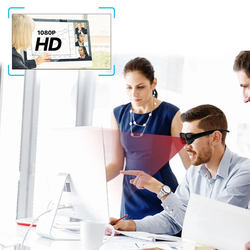 1080P Full HD Spy Glasses Camera | Hidden Sunglasses Camcorder with TF Card Slot
