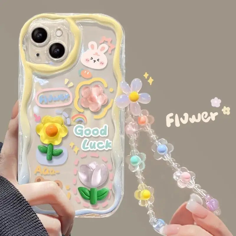 Cute Anime Cartoon Soft Silicone Full Coverage Case – Stylish Protection for Your Phone