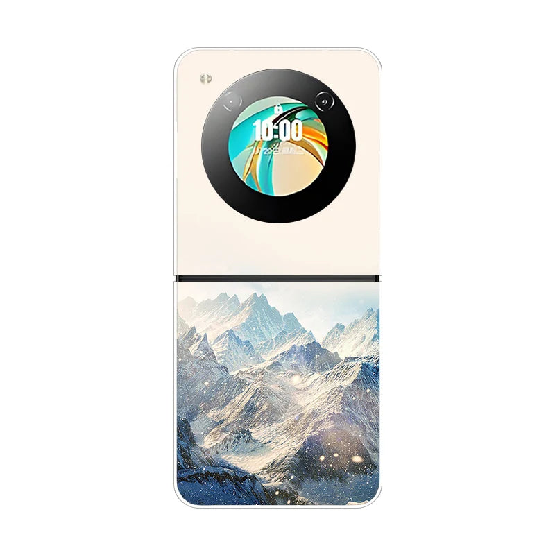Stylish Transparent Cartoon & Pattern Hard PC Case for ZTE Nubia Flip / Flip 2 / Libero Flip – Shockproof & Anti-Scratch Protection