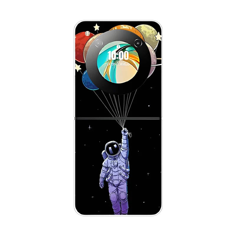 Stylish Transparent Cartoon & Pattern Hard PC Case for ZTE Nubia Flip / Flip 2 / Libero Flip – Shockproof & Anti-Scratch Protection