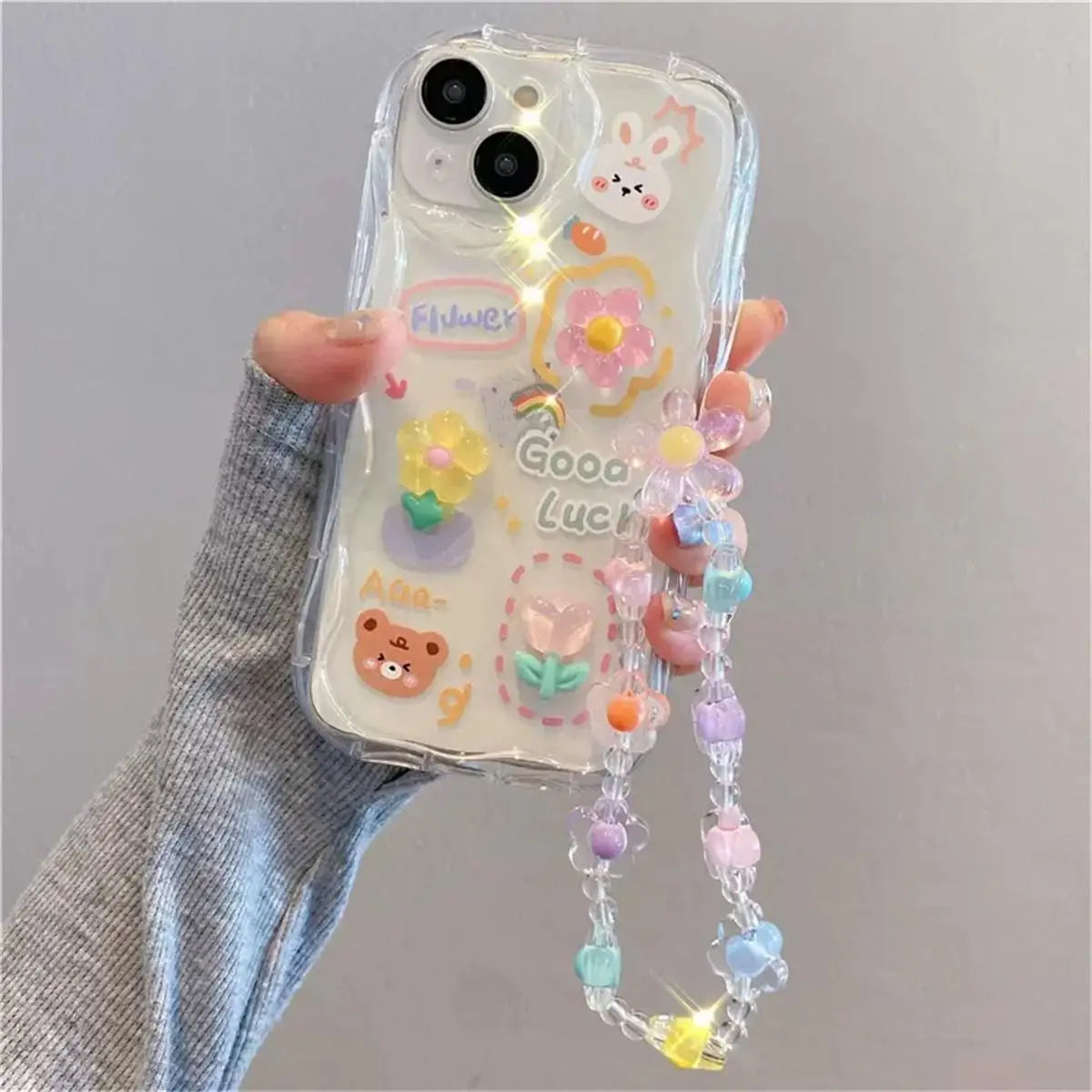 Cute Anime Cartoon Soft Silicone Full Coverage Case – Stylish Protection for Your Phone