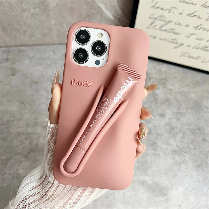 Luxury Lemontini Silicone Phone Case – Stylish, Durable & Anti-Fingerprint