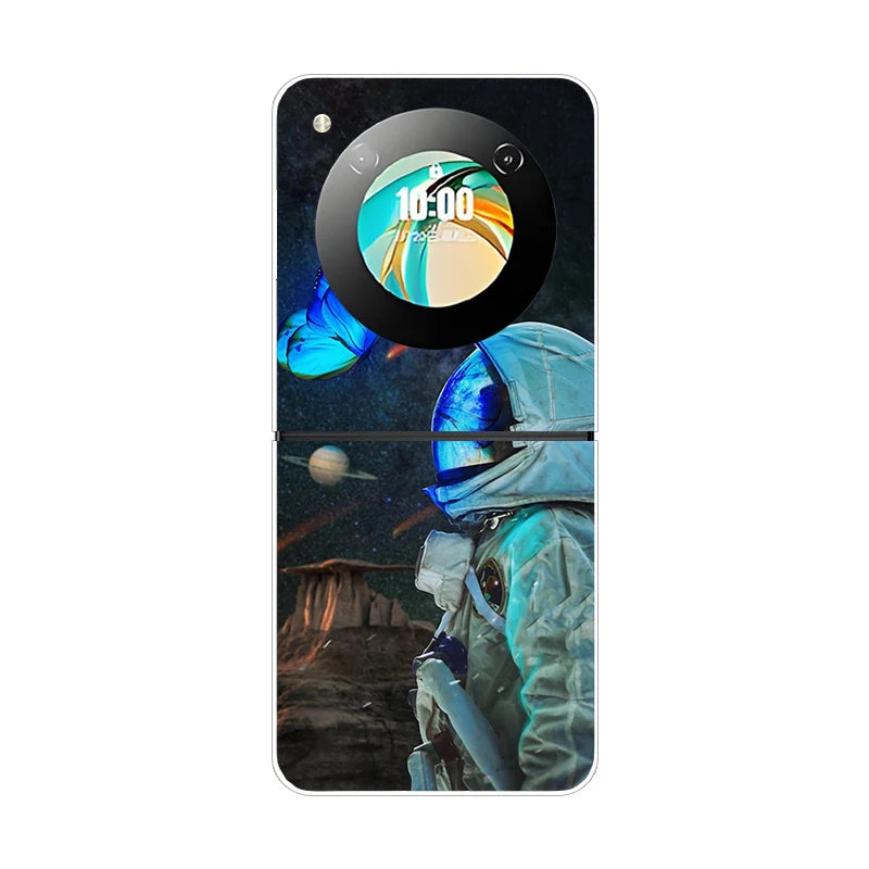 Stylish Transparent Cartoon & Pattern Hard PC Case for ZTE Nubia Flip / Flip 2 / Libero Flip – Shockproof & Anti-Scratch Protection