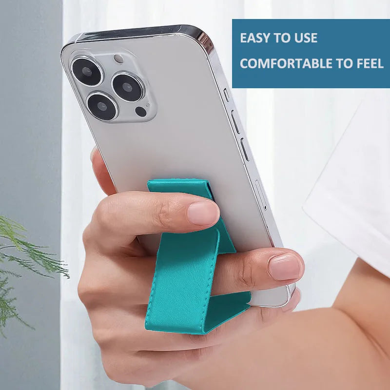 Desktop Folding Push Pull Stand Phone Ring Buckle Simple Solid Color Back Adhesive Phone Stand Creative Lazy