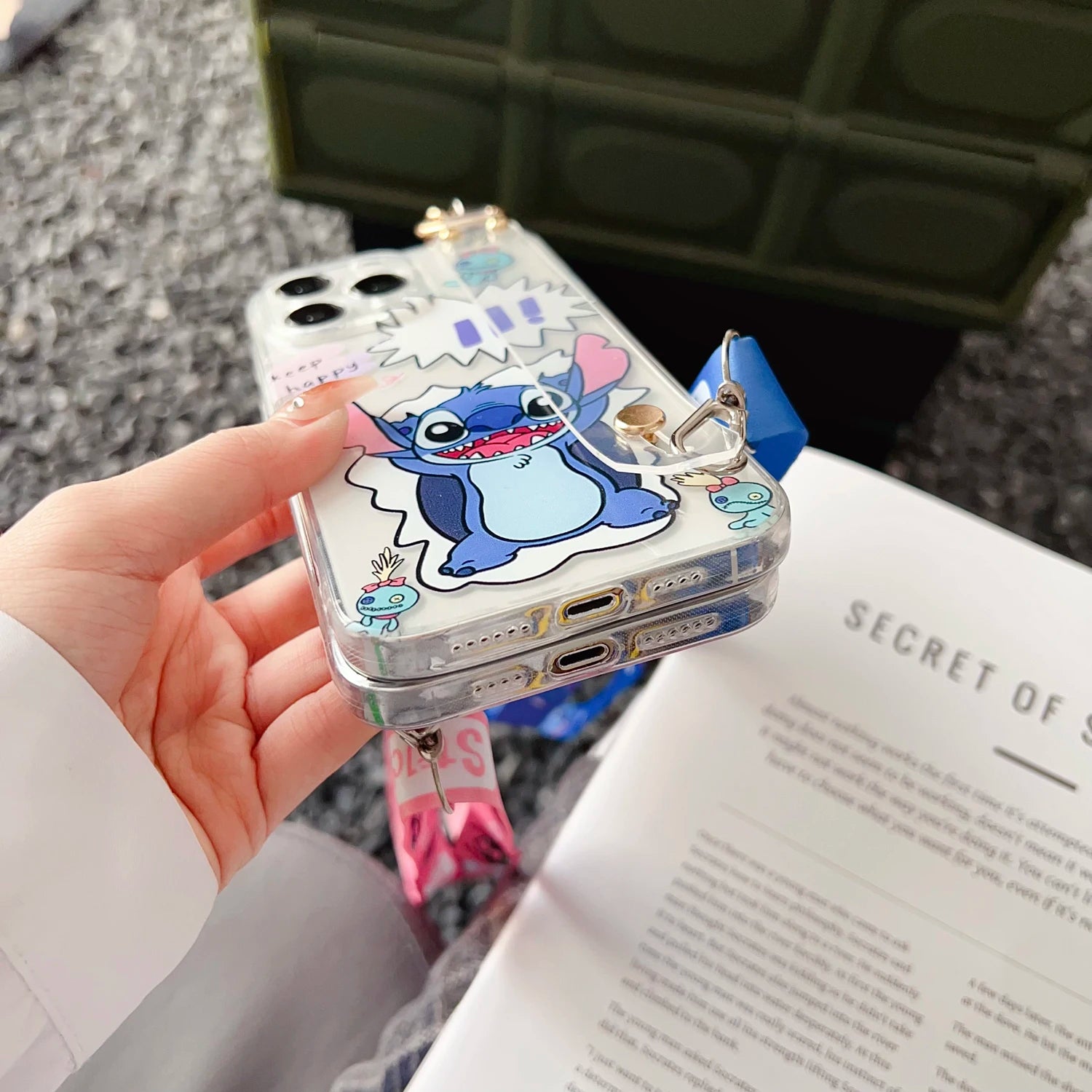 Cute Cartoon Anime TPU Phone Case with Holder – Full Coverage Protection