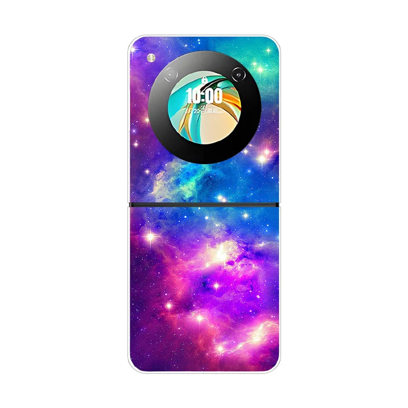 Stylish Transparent Cartoon & Pattern Hard PC Case for ZTE Nubia Flip / Flip 2 / Libero Flip – Shockproof & Anti-Scratch Protection