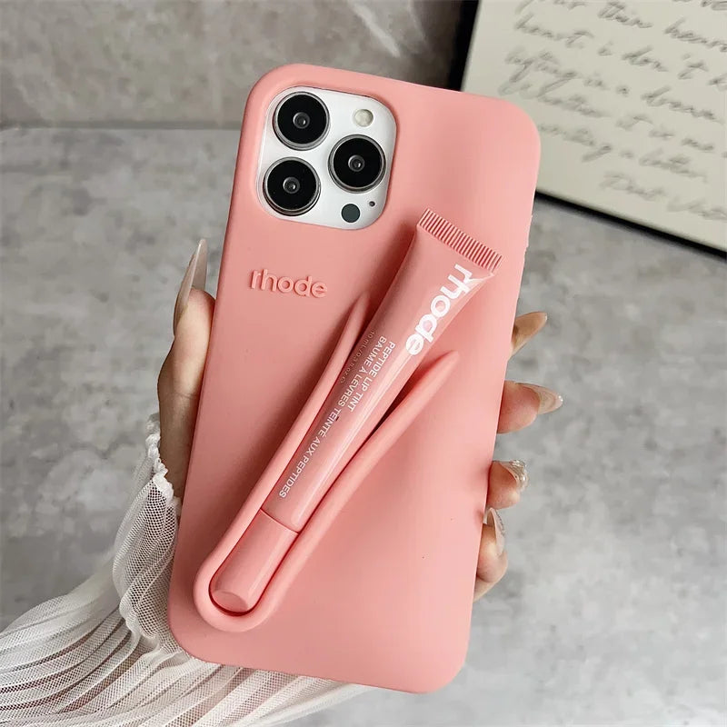 Luxury Lemontini Silicone Phone Case – Stylish, Durable & Anti-Fingerprint