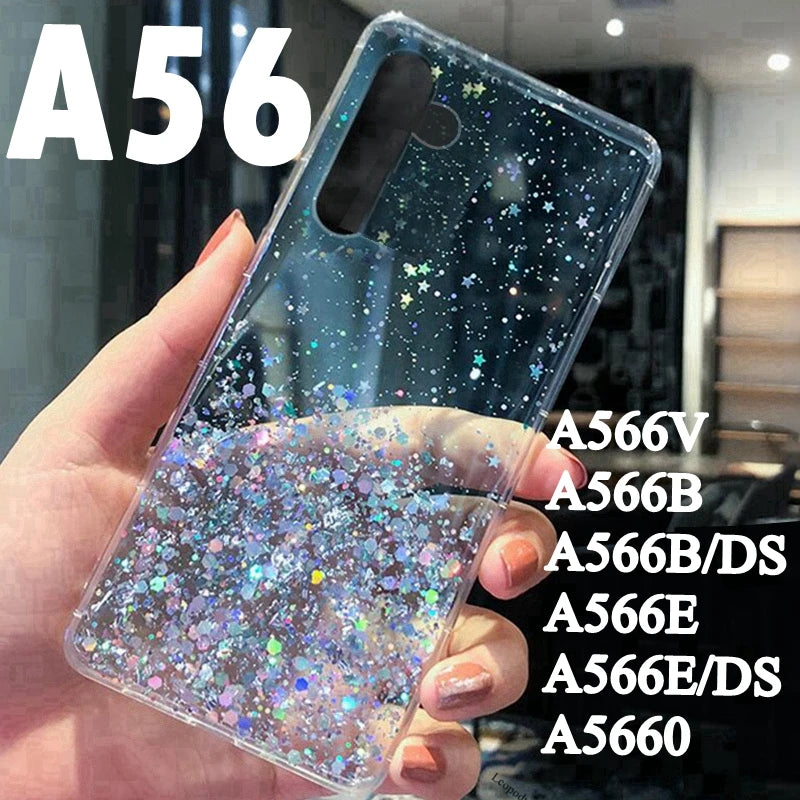 Starry Sky Glitter Case for Samsung Galaxy A56 – Stylish & Durable Protection