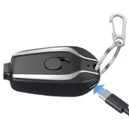 Outdoor Portable Phone Charger Keychain Emergency Mini Power Bank Ultra-Compact Wireless