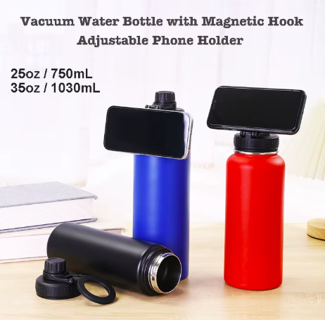 MagSafe Water Bottle with Phone Holder