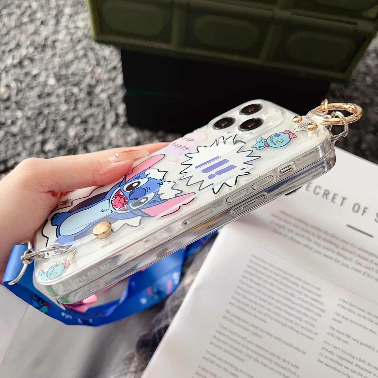 Cute Cartoon Anime TPU Phone Case with Holder – Full Coverage Protection