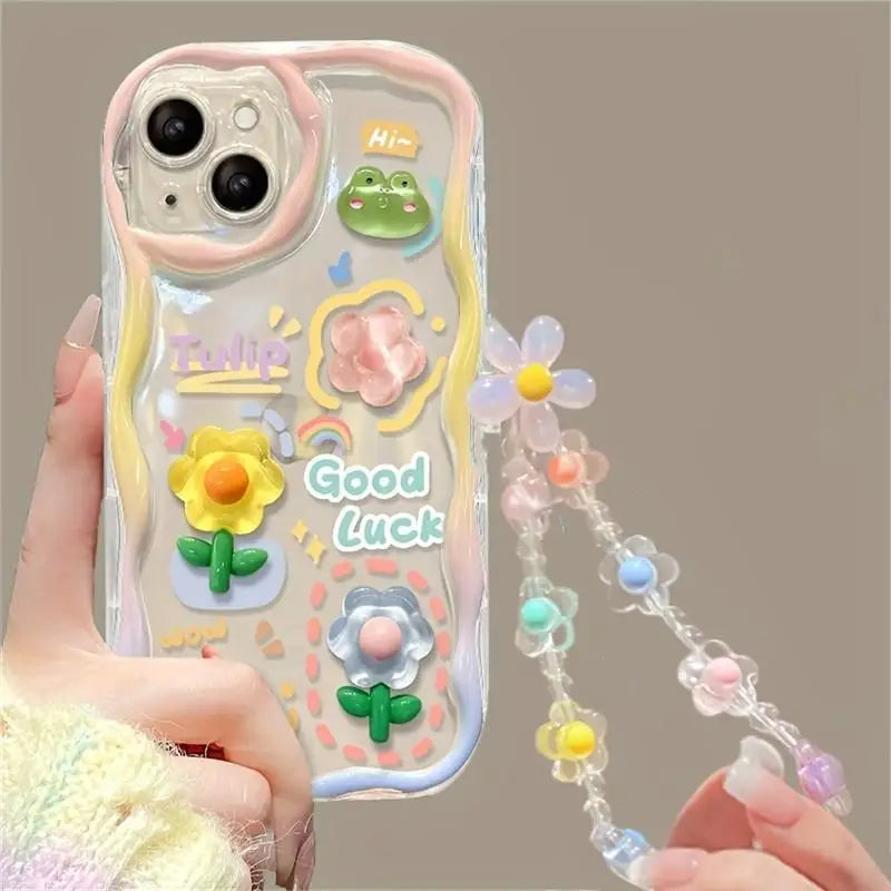 Cute Anime Cartoon Soft Silicone Full Coverage Case – Stylish Protection for Your Phone