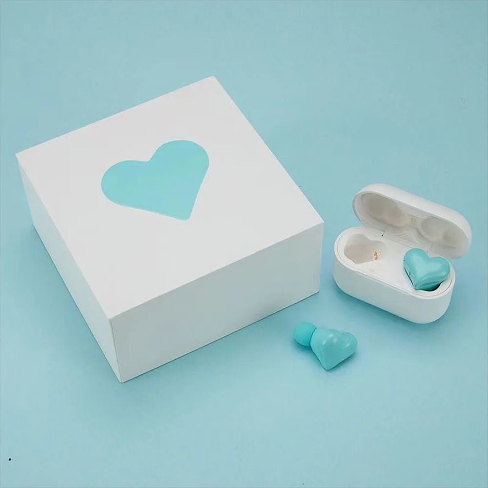 Elistooop Love Wireless Bluetooth Earbuds | Waterproof Earphones with Active Noise Cancellation & Charging Case