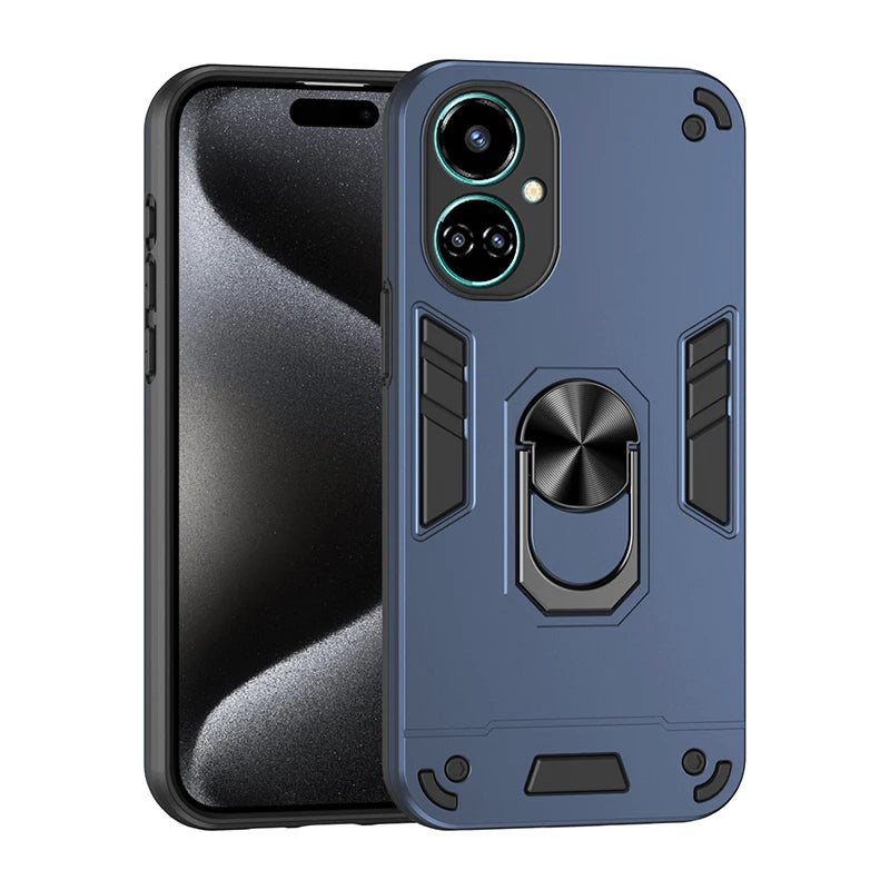 HERECASE Silicone Shockproof Geometric Pouch – Stylish & Durable Phone Protection