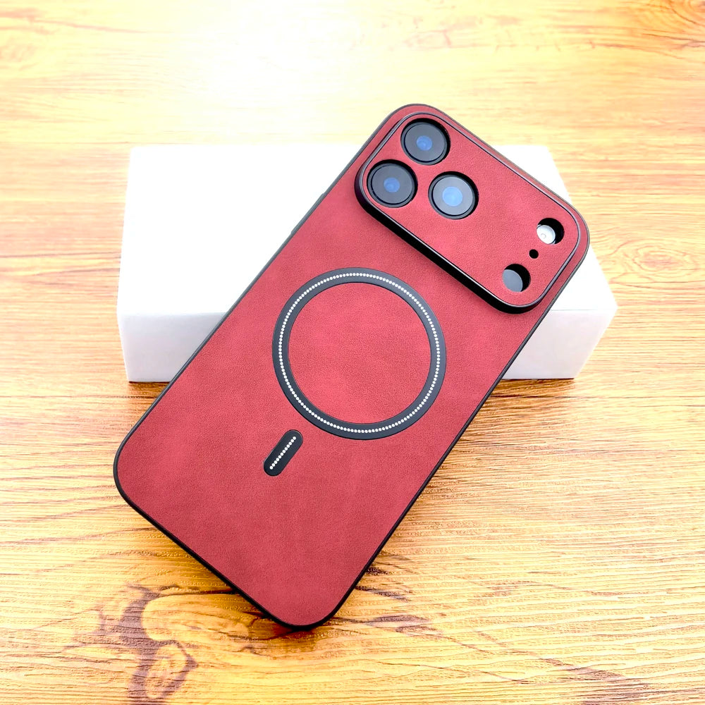 Luxury Artificial Leather Full Coverage Phone Case β Anti-Scratch & Anti-Fingerprint