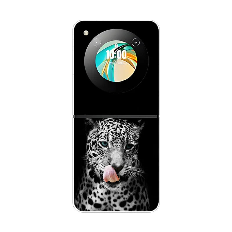 Stylish Transparent Cartoon & Pattern Hard PC Case for ZTE Nubia Flip / Flip 2 / Libero Flip – Shockproof & Anti-Scratch Protection