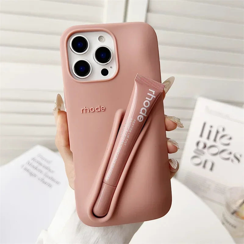 Luxury Lemontini Silicone Phone Case – Stylish, Durable & Anti-Fingerprint