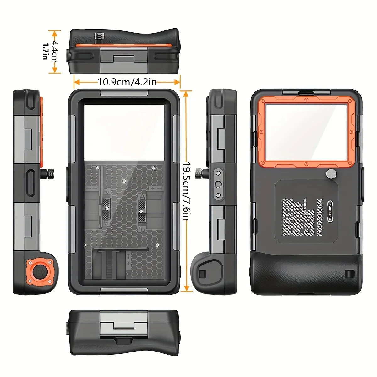 Waterproof Diving Phone Case with Lanyard – 15m/50ft Premium Protective Housing