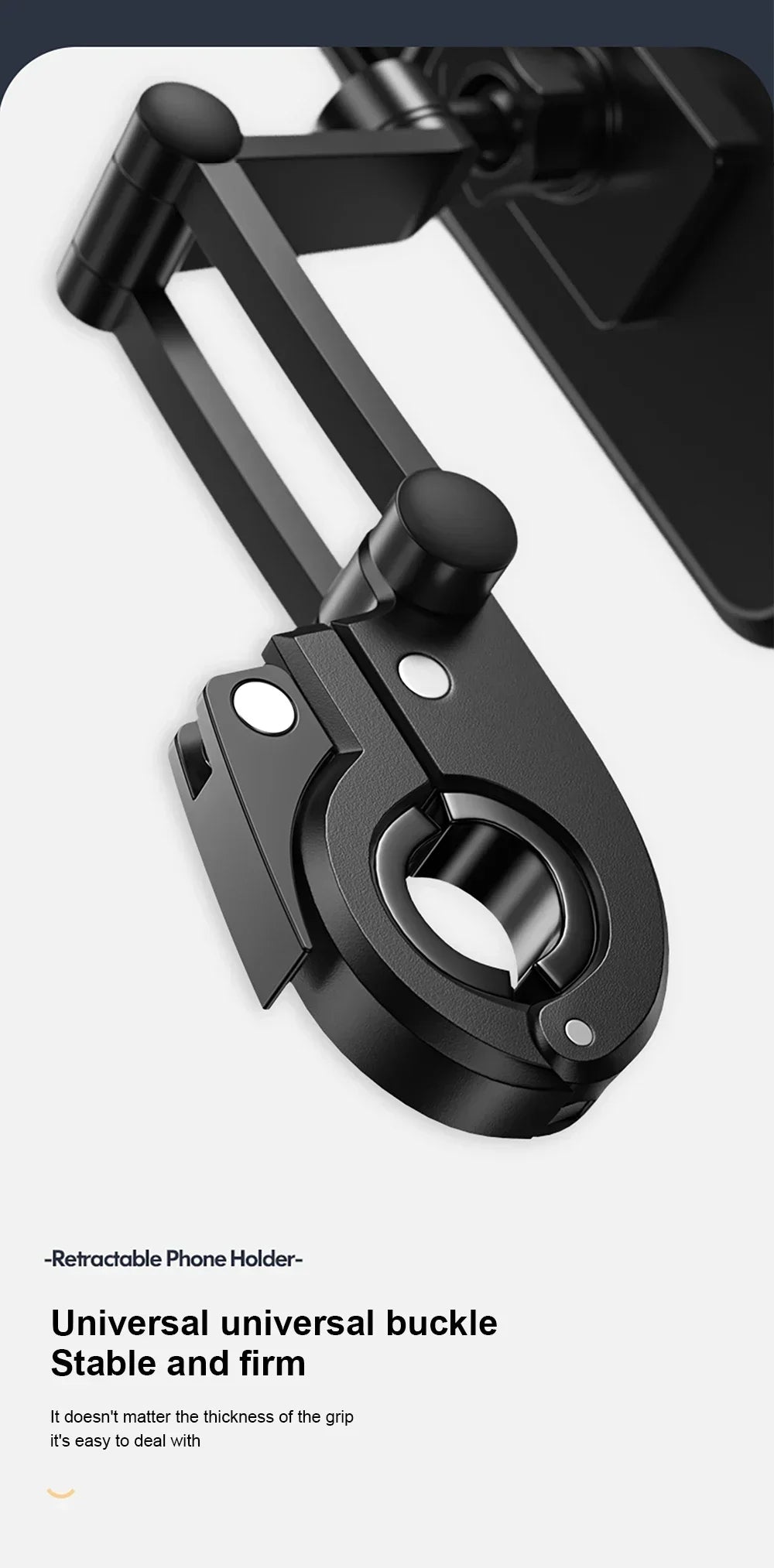 ๐๏ธ Motorcycle Phone Waterproof Bracket โ Universal 6.7" Mount