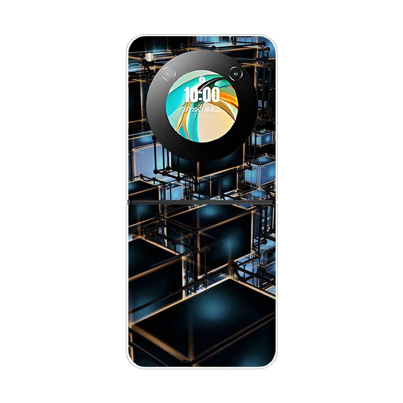 Stylish Transparent Cartoon & Pattern Hard PC Case for ZTE Nubia Flip / Flip 2 / Libero Flip – Shockproof & Anti-Scratch Protection